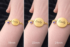 Eye of Providence Bracelet - Various Materials With Customization - Bricks Masons