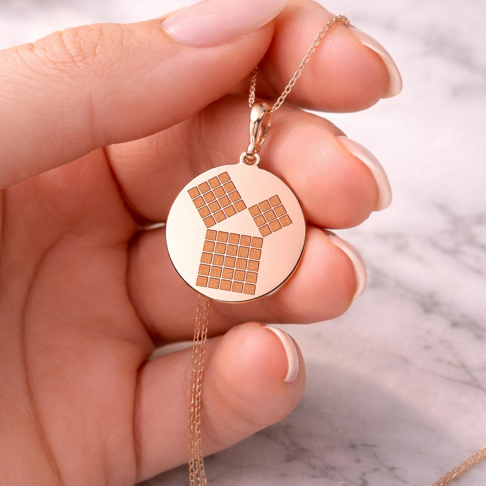 Masonic Necklace - The 47th Problem of Euclid Various Sizes - Bricks Masons