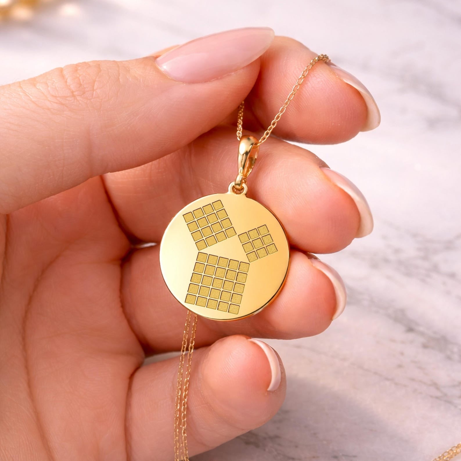 Masonic Necklace - The 47th Problem of Euclid Various Sizes - Bricks Masons