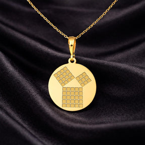 Masonic Necklace - The 47th Problem of Euclid Various Sizes - Bricks Masons