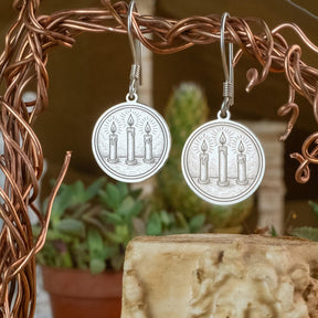 Masonic Earrings - Three Lesser Lights With Customization - Bricks Masons