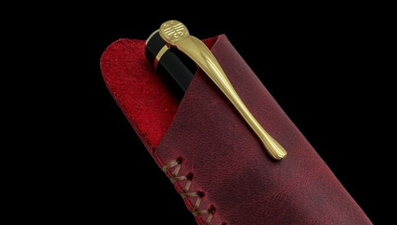 Master Mason Blue Lodge Pen - Engraved Pen in Genuine Leather Case