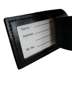 Master Mason Blue Lodge Luggage Tag - Leather Gold Engraved Case Label Personalized