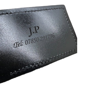 Master Mason Blue Lodge Luggage Tag - Leather Gold Engraved Case Label Personalized