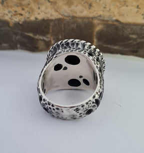 Master Mason Blue Lodge Ring - Tiger Eye 925 Silver - Bricks Masons