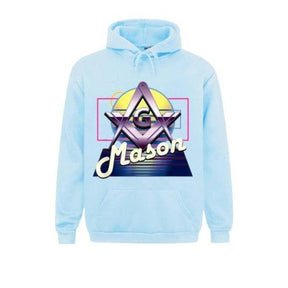 Master Mason Blue Lodge Hoodie - Square & Compass G (Multiple Colors)