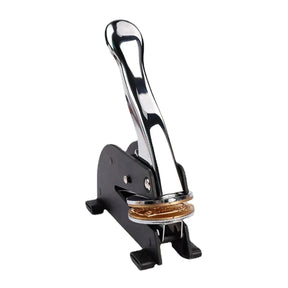 Knights of Constantinople Desktop Seal Press - Stainless Steel With Black Customizable - Bricks Masons