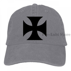 Knights Templar Baseball Cap - Cross adjustable Baseball Adjustable Cap - Bricks Masons