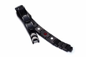 Knights Templar Bracelet - Carbon Fiber Magnetic (Black/Gold/Silver) - Bricks Masons