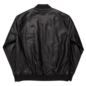 Knights Templar Jacket - Leather Golden Embroidery - Bricks Masons