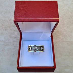 Knights Templar Commandery Ring - 925K Sterling Silver - Bricks Masons