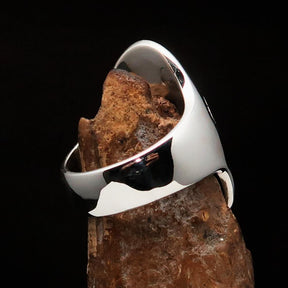 Knights Templar Ring - Antiqued Sterling Silver Cross