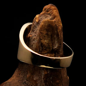 Knights Templar Ring - Blue Knight Fleur De Lis Cross