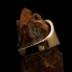 Knights Templar Ring - Blue Knight Fleur De Lis Cross