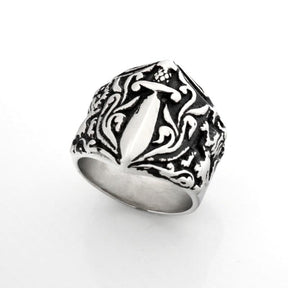 Knights Templar Ring - Medieval Motif - Bricks Masons