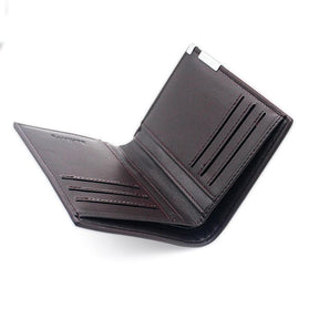 Knights Templar Wallet - Cross & Credit Card Holder (Black/Brown) - Bricks Masons