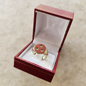 Masonic Ring - 9K Gold 3 dots