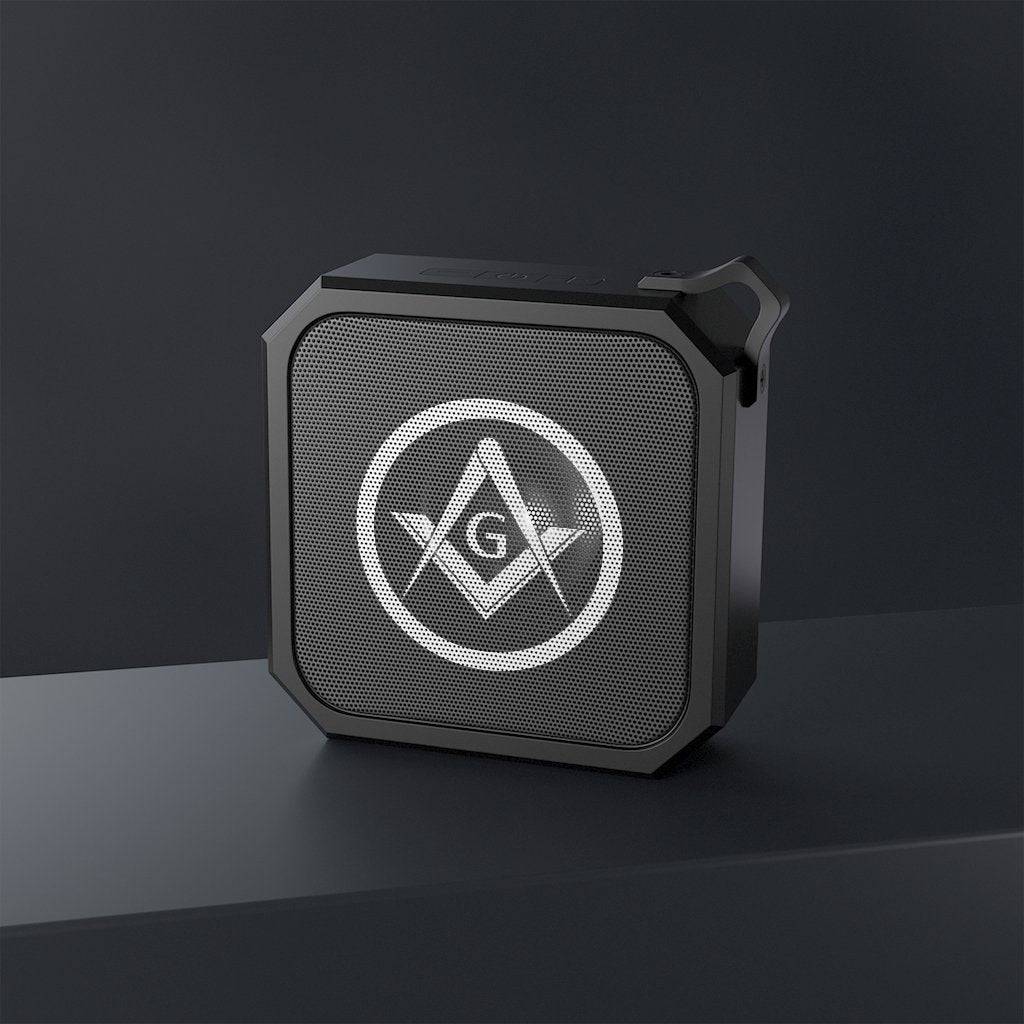 Master Mason Blue Lodge Bluetooth Speaker - Waterproof Square & Compass G - Bricks Masons