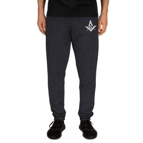 Master Mason Blue Lodge Jogger - Square and Compass G Embroidery - Bricks Masons