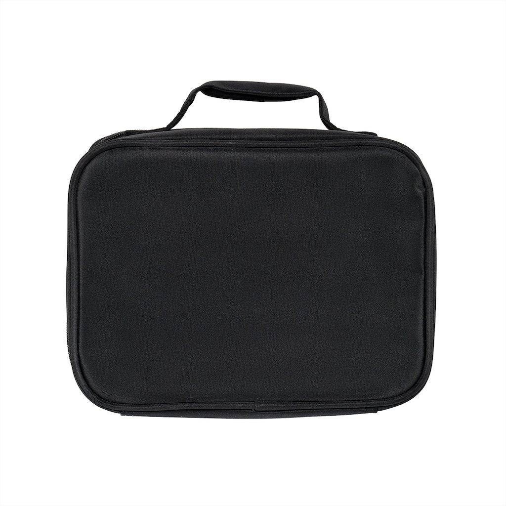 Master Mason Blue Lodge Lunch Bag - Black Base with Square & Compass G - Bricks Masons