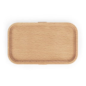 Master Mason Blue Lodge Lunch Box - Square & Compass Wooden Lid - Bricks Masons