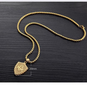 Master Mason Blue Lodge Necklace - Multiple Colors Shield - Bricks Masons