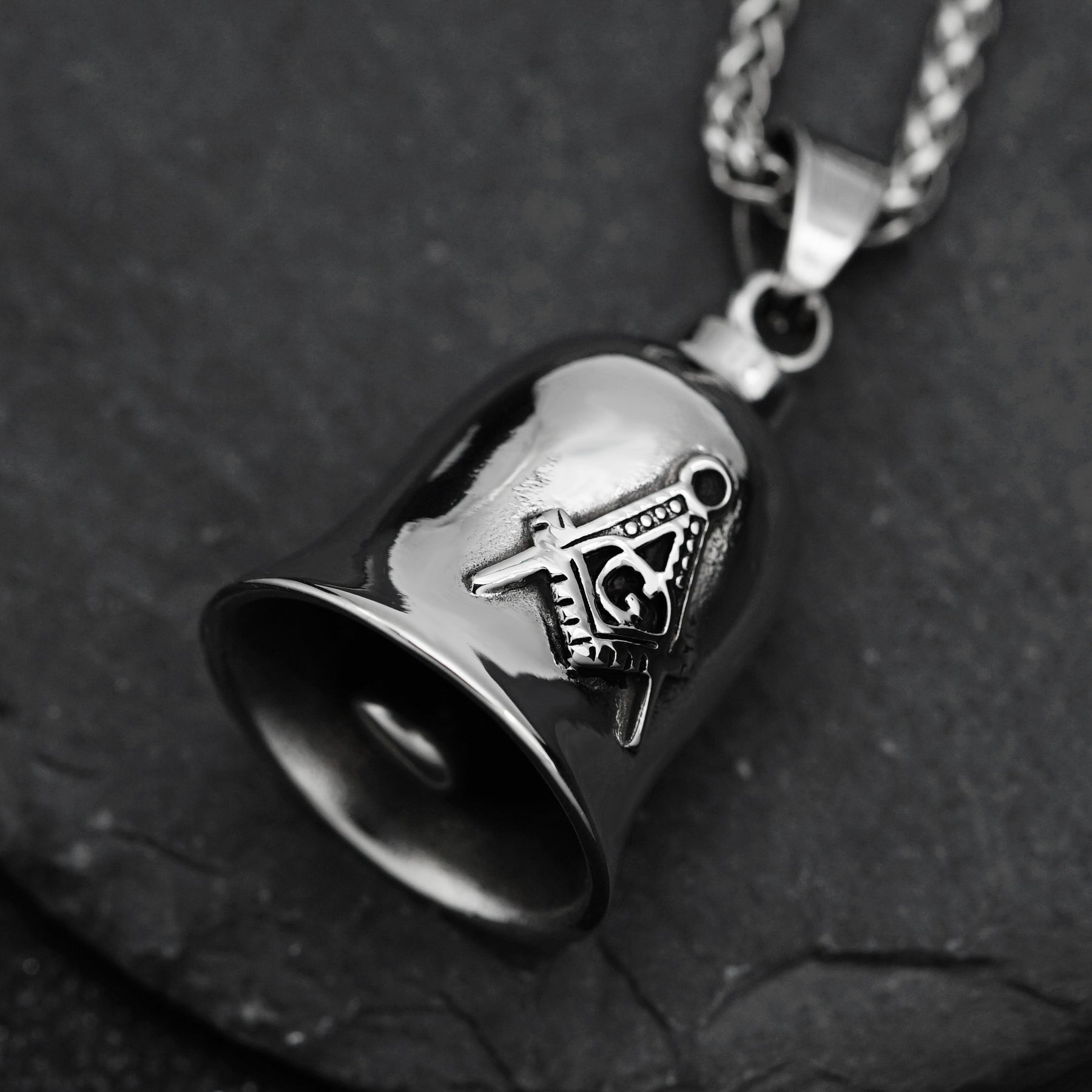 Master Mason Blue Lodge Pendant - Square & Compass G Bell - Bricks Masons