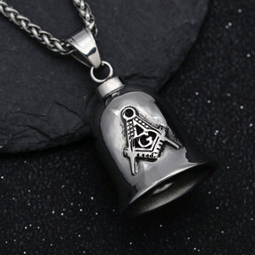 Master Mason Blue Lodge Pendant - Square & Compass G Bell - Bricks Masons