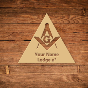 Master Mason Blue Lodge Wall Monograms - Various Sizes - Bricks Masons