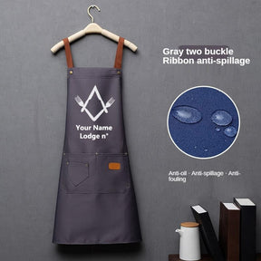 Master Mason Blue Lodge Work Apron - Various Colors - Bricks Masons