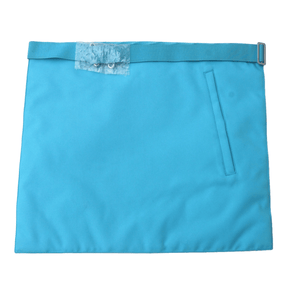 Master Mason French Rite Apron - Silk & Moire Star G - Bricks Masons