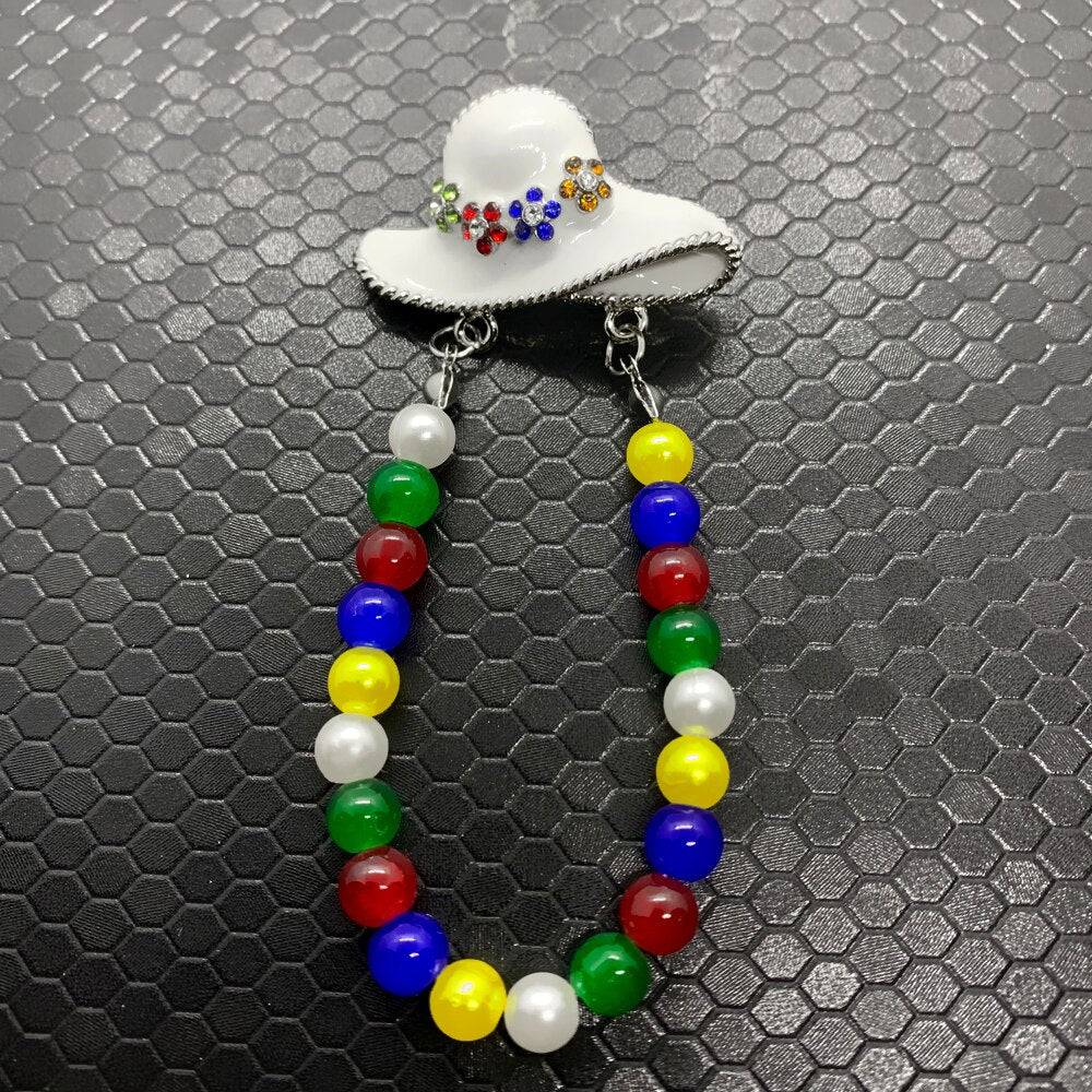 OES Lapel Pin - Handmade Enamel - Bricks Masons