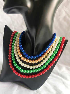 OES Necklace - Handmade Pearl - Bricks Masons
