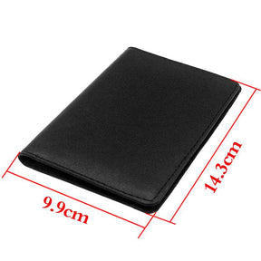 OES Wallet - The Light Connection Passport & Credit Card Holder (Black/Brown) - Bricks Masons