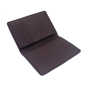 OES Wallet - With Passport & Credit Card Holder (Black & Brown) - Bricks Masons