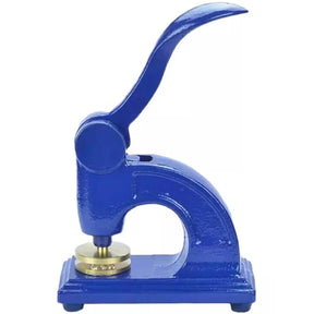 Order Of Malta Long Reach Seal Press - Heavy Embossed Stamp Blue Color Customizable - Bricks Masons