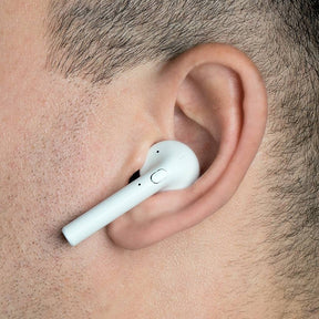 Past Master Blue Lodge Earbud - Black & White - Bricks Masons