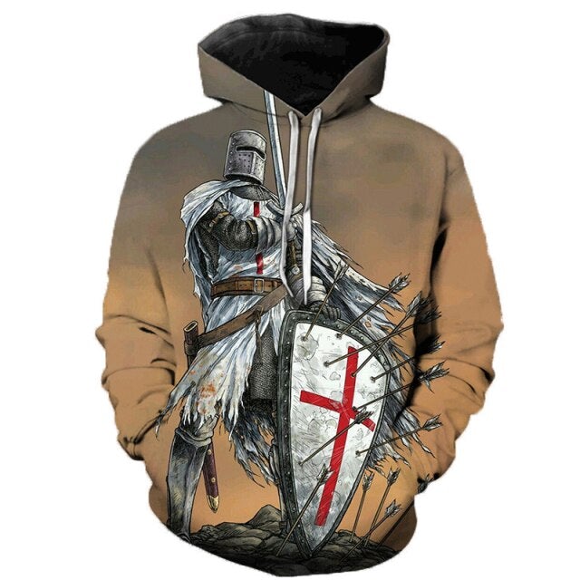 Knights Templar Commandery Hoodie - Casual & sweatshirt - Bricks Masons