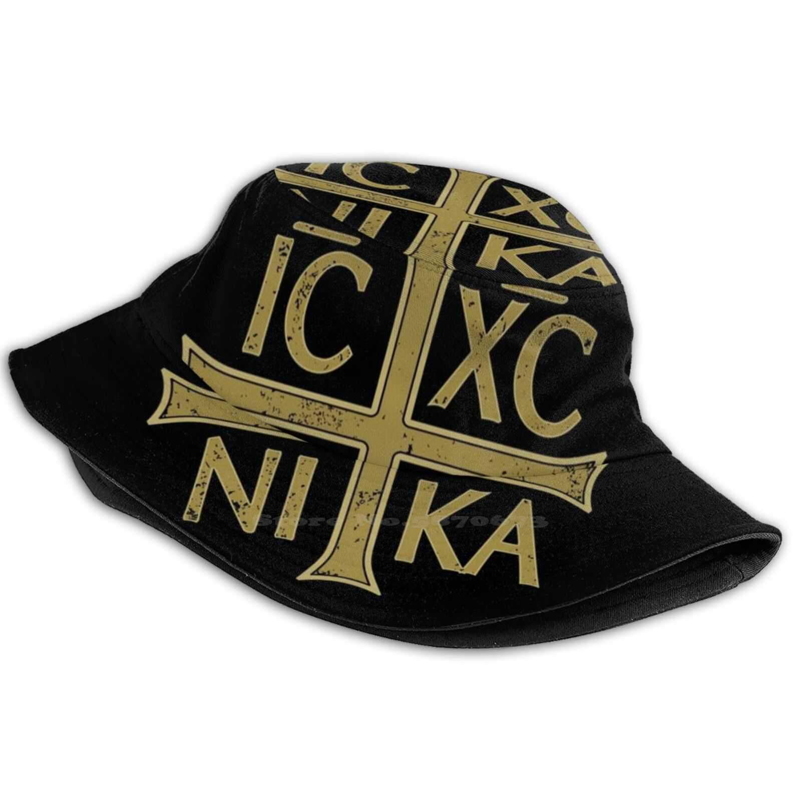 Knights Templar Commandery Bucket Hat - IC XC NI KA Cross