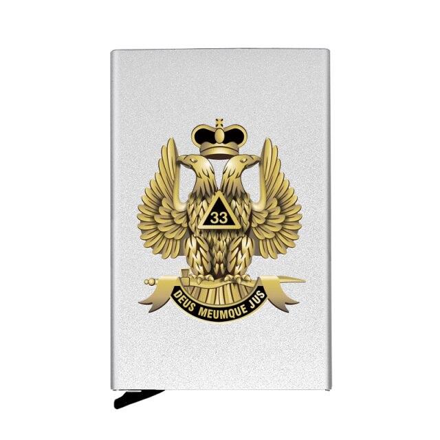 33rd Degree Scottish Rite Wallet - Automatic Pop-up Credit Card