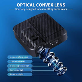 32nd Degree Scottish Rite Car Door Light Projector - Customizable Wireless LED Wings Down - Bricks Masons