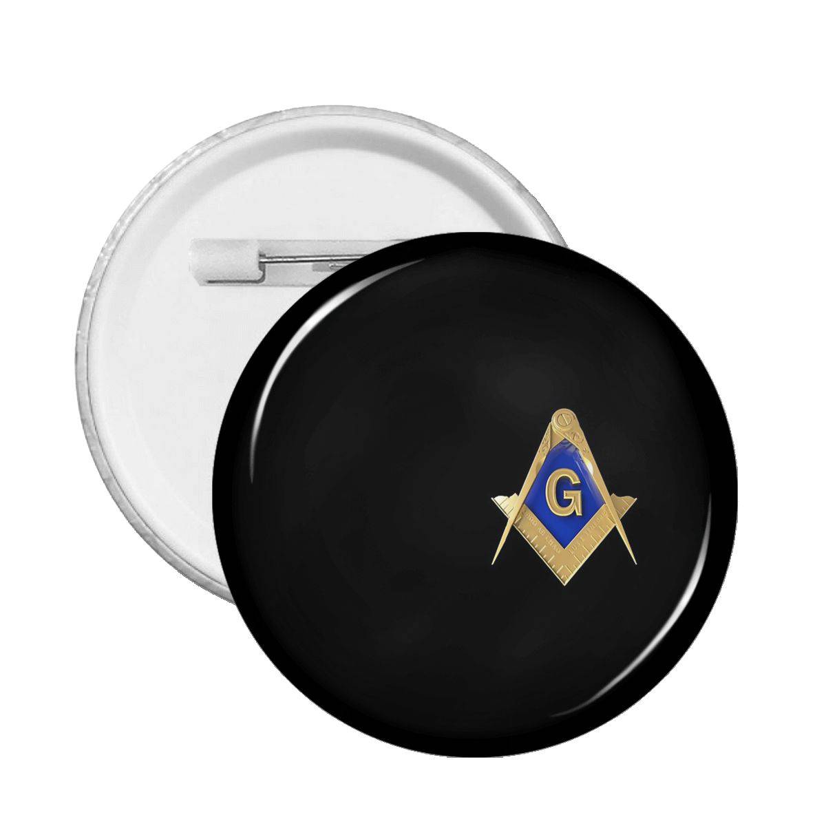 Master Mason Blue Lodge Brooch - Square & Compass G