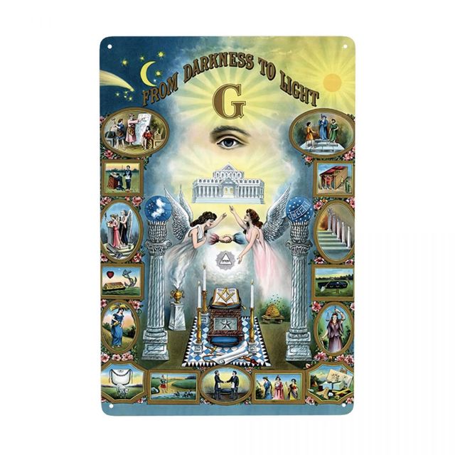 Masonic Canvas - Great Variety Decoration - Bricks Masons