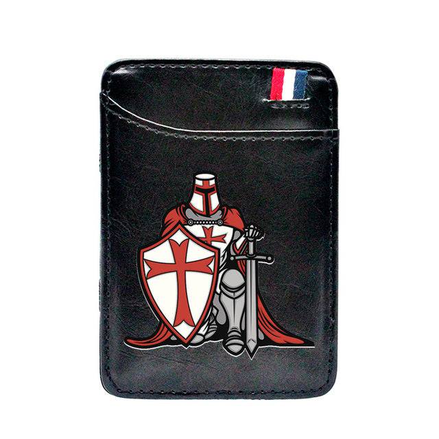 Knights Templar Commandery Wallet - (Black & Brown)