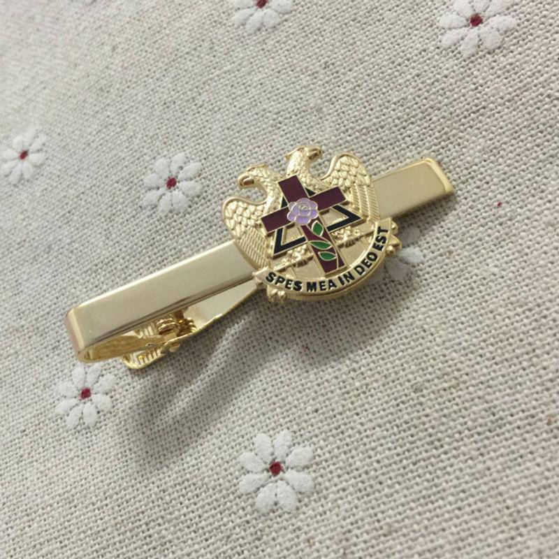 32nd Degree Scottish Rite Tie Clip - SPES MEA IN DEO EST