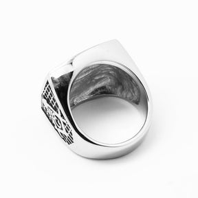 Eye Of Providence Ring - Eye of Horus Pyramid Silver