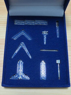 Universal Miniature Working Tools Set - Metal With A Velvet Box