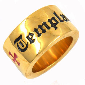 Knights Templar Commandery Ring - Cross Golden