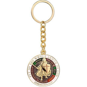 Knights Templar Commandery Keychain - Put On The Whole Armor of God