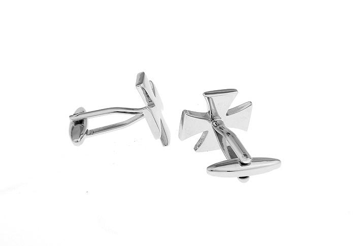 Knights Templar Commandery Cufflink - Silver Cross